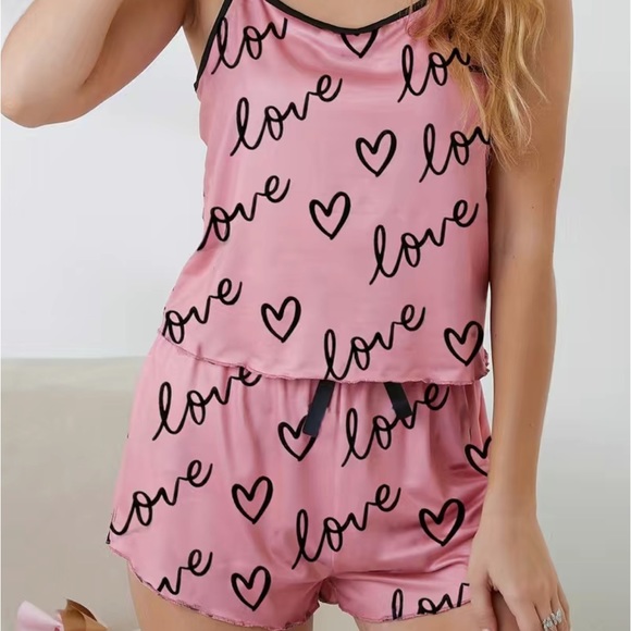 Silky 2 Piece Casual Pajama Set - Picture 4 of 4